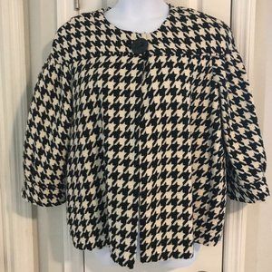 WD.NY Plus Size Houndstooth Jacket NWT - 1X